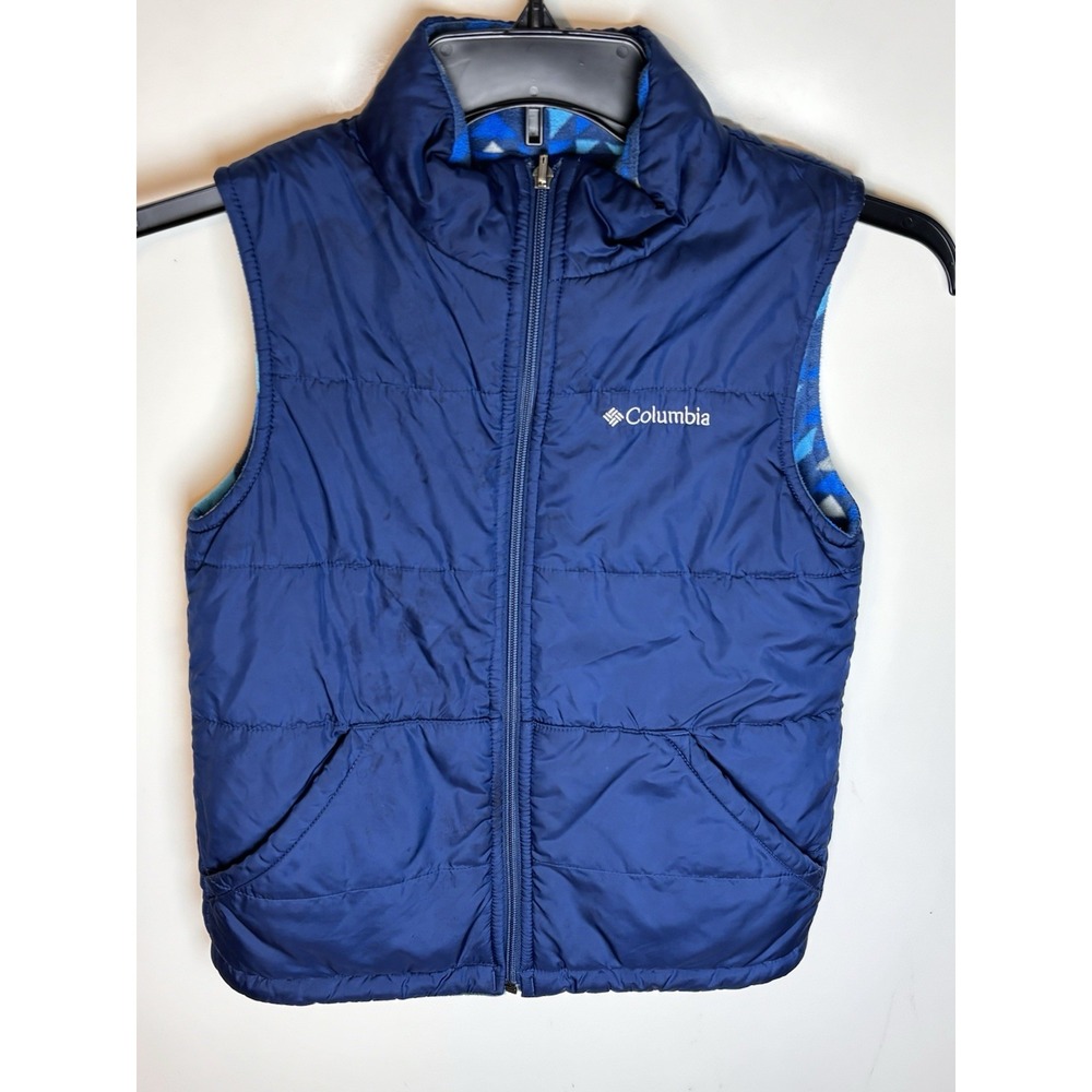 Columbia Youth Reversible Puffer Vest Size Medium (10-12)